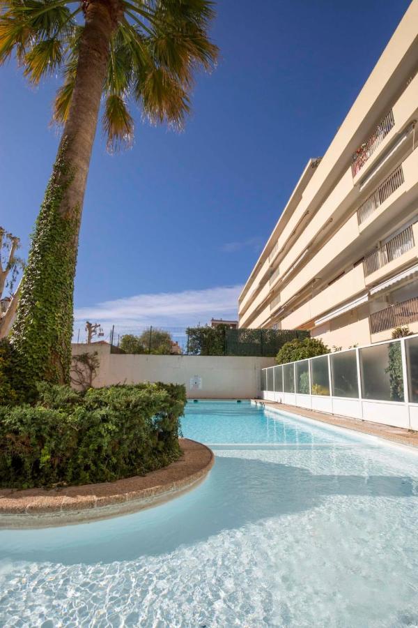 Chez J-P - 100M Beach 2-4Pers Terrace Sea View Pool Garage Antibes Eksteriør billede